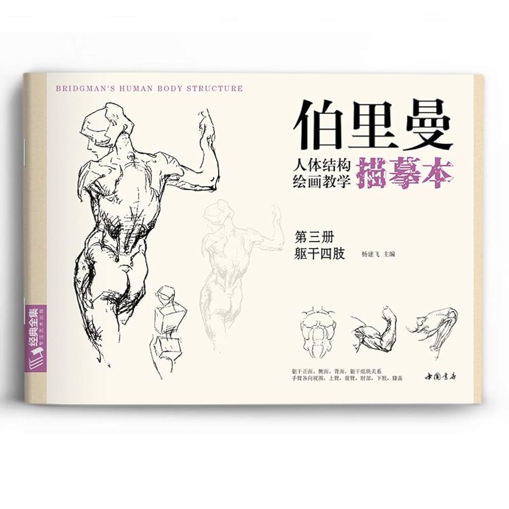 人体结构绘画教学 最新版 Amazon.com: 伯里曼人体结构绘画教学(附速写薄最新版